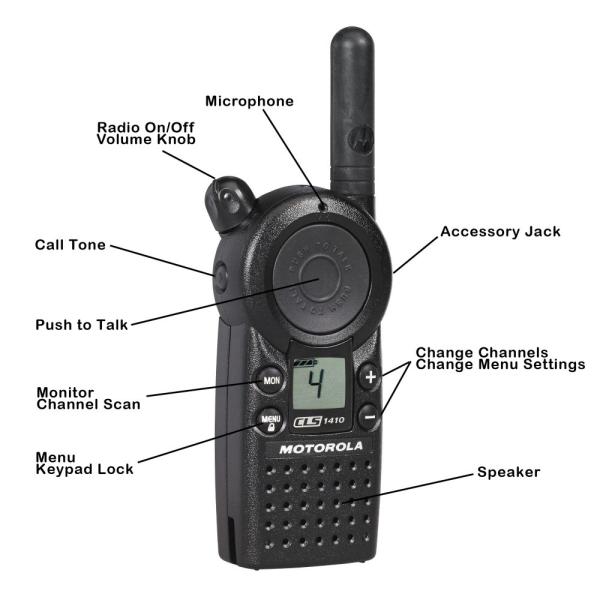 Motorola CLS1410 Walkie Talkie 10W UHF VHF IPX7 Waterproof