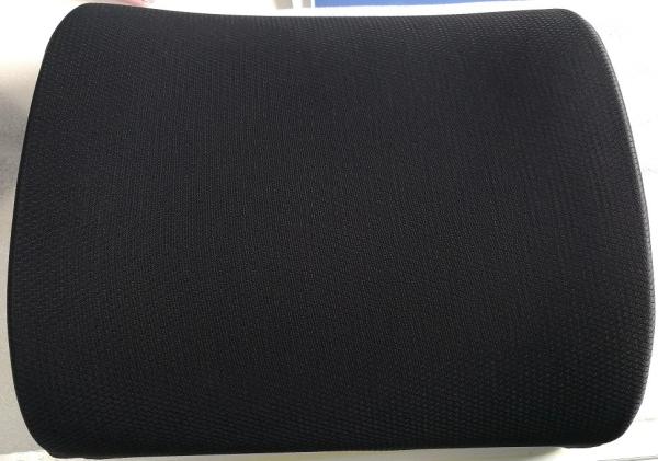 cooling football mesh Lumbar backrest with cooling gel-infused foam black color for the gaming chair