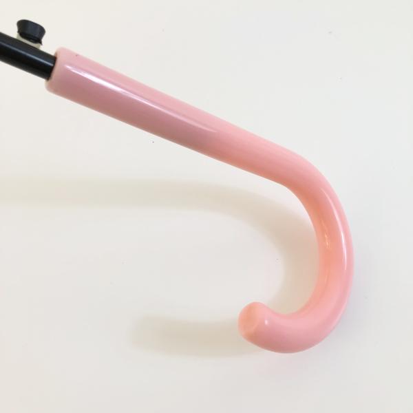 Plastic J Handle Customized Professional POE Clear Compact Sakura Umbrella for Travel