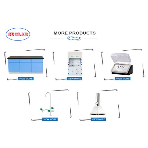 Chemistry Lab Workbench Multiple Cabinets Lab Wall Bench With Fire Resistant Chemical Resistant Work Surface
