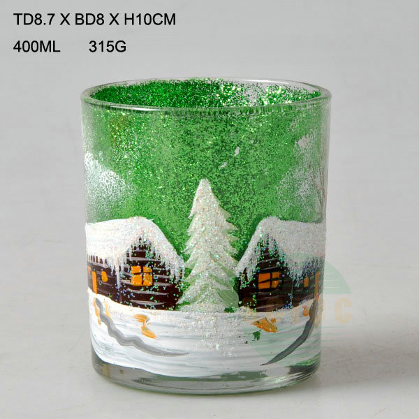 Stylish and Transparent Glass Storage Jar with Colored Plastic Cover 100% Food Safe