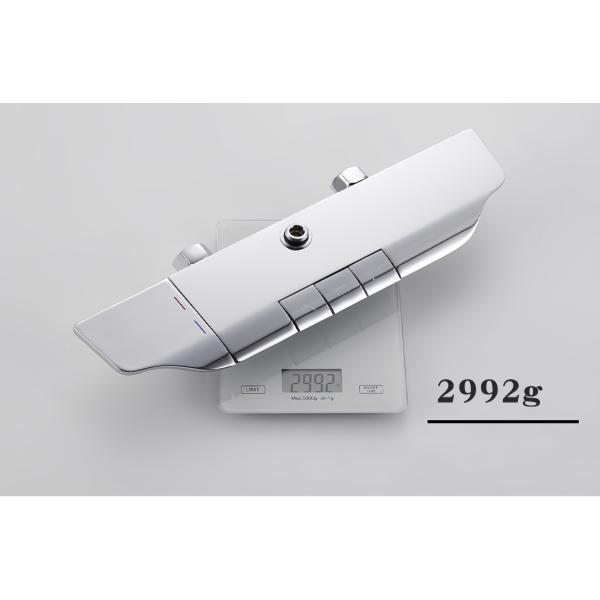 Bathroom Exposed Valve Showers Three Outlets Multi Modes Spray Full Brass Chrome