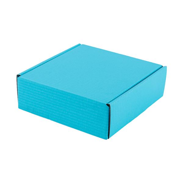 Custom Logo Printed Foldable Blue Thick Cardboard Paper Shipping Boxes for Clothes Shoes