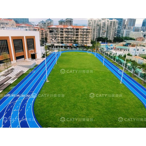 Wet Pour Rubber Crumb Play Area Rubber Running Track Sports Track Installation