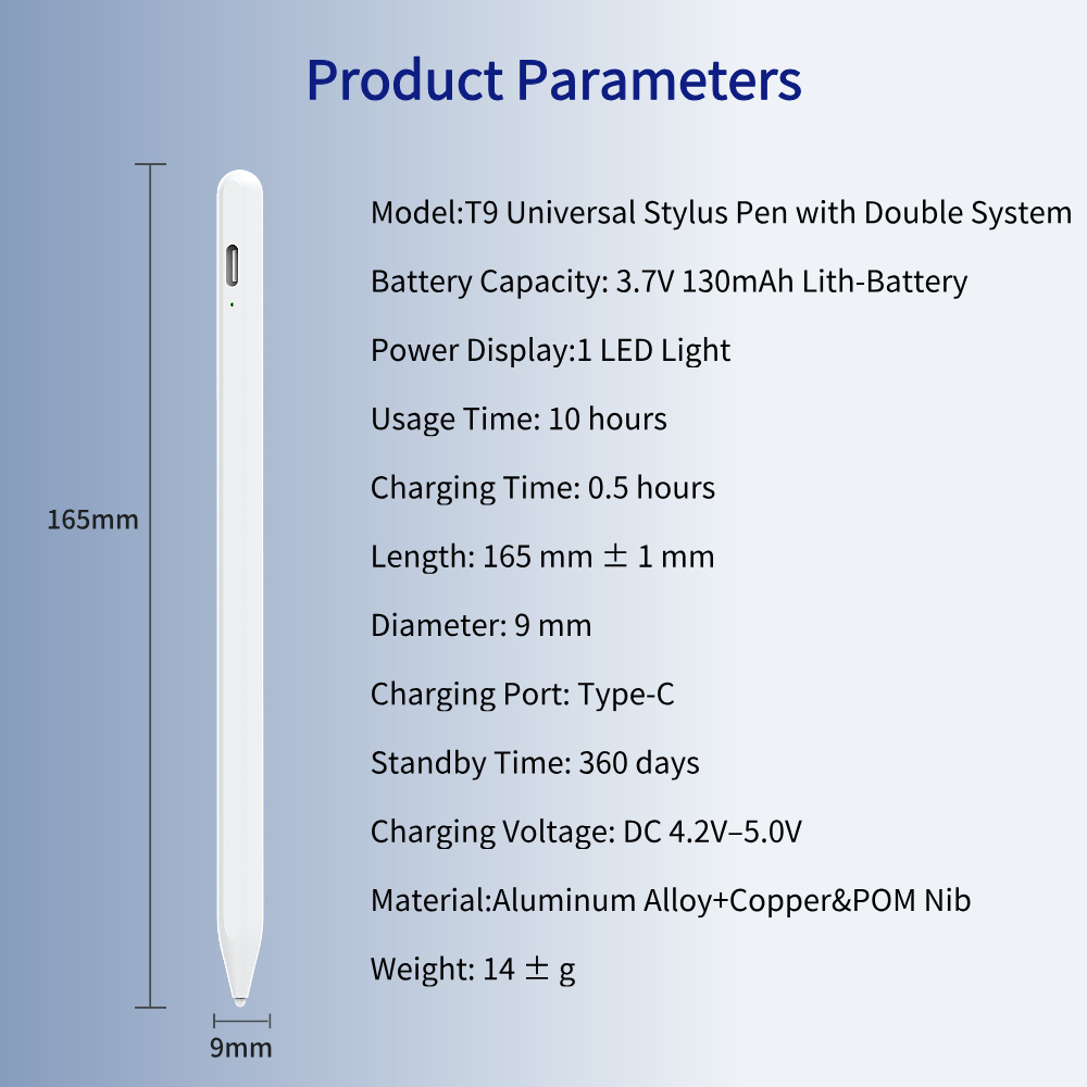 Universal Stylus Pen Tablet Pen Magnetic Stylus for Android/ios Phones and Tablets Active Universal Pencil for Redmi