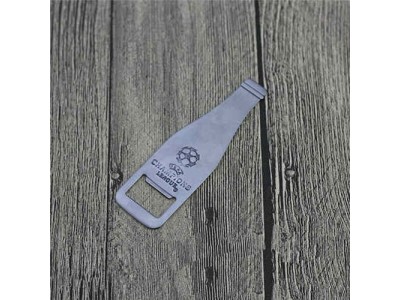 Bottle Shape Stainless Steel Beer Bottle Opener,Die punched stainless steel beer bottle shaped beer bottle opener, engra