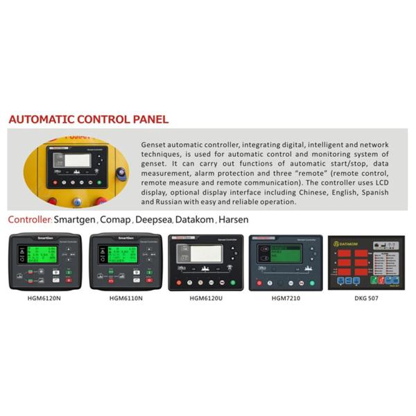 Self Excitation 720A Brushless Diesel Power Generator