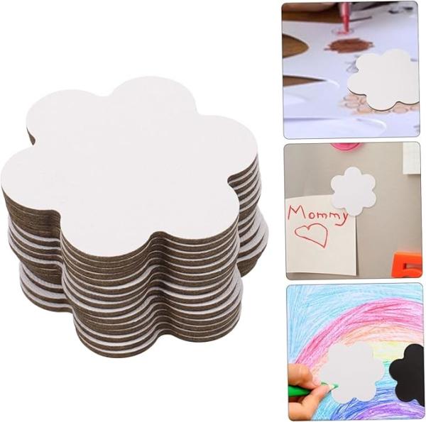 OEM ODM Flower Shape Artists Canvas Boards 100% Pure Cotton Canvas Panels White