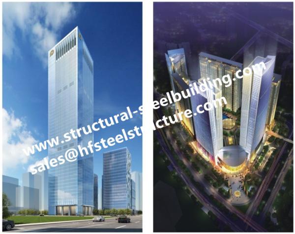 Bâtiment en acier à plusiers étages professionnel