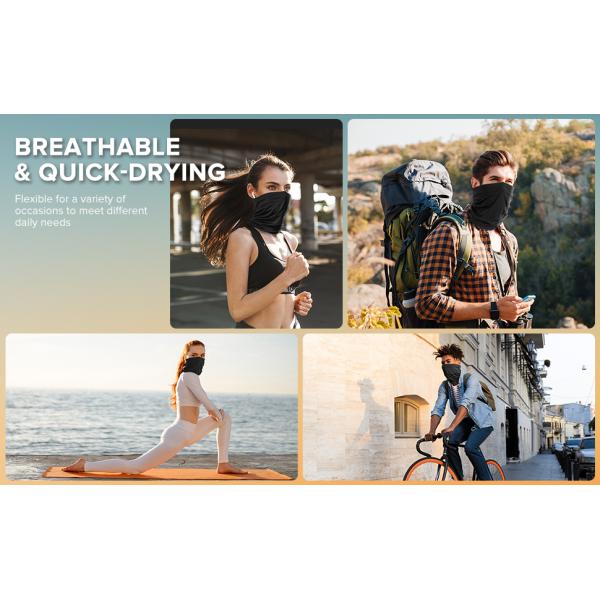 Neck Gaiter Face Mask Scarf Reusable Bandanas Tube UV Protection Headwear Balaclava Outdoor Sport for Men and Women