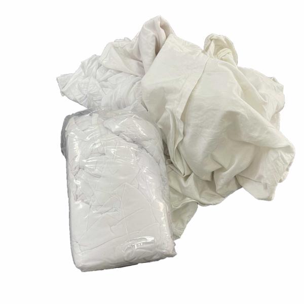New Design Top Quality Lint Free White Cotton Rags For Marine Cleaning