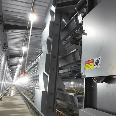 sistema da gaiola de bateria das aves domésticas de 90birds/Set 1.5m3 para as grelhas auto YXB4H120 de alimentação