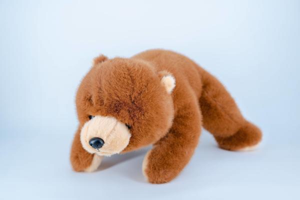 Cute Plush Bear Soft Toy Creative Small Brown Bear Stuffed Animal CPC CE UKCA Standard