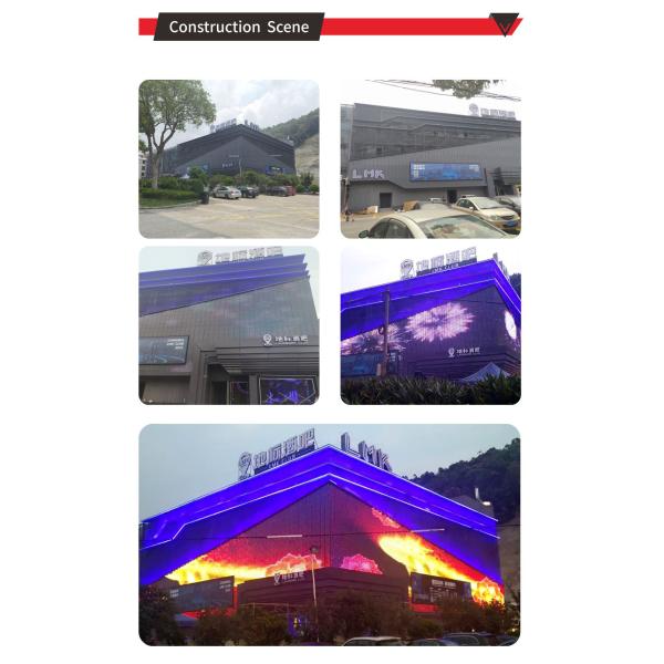 LED I-shaped screen high-density, high-definition outdoor waterproof LED I-shaped grid screen