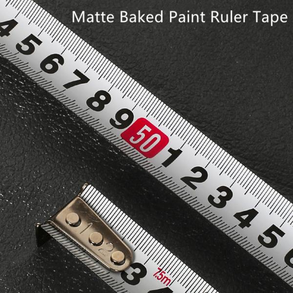 5m épaissie 19mm bande d'acier réglateur avec réglateur de compteur en caoutchouc enveloppé