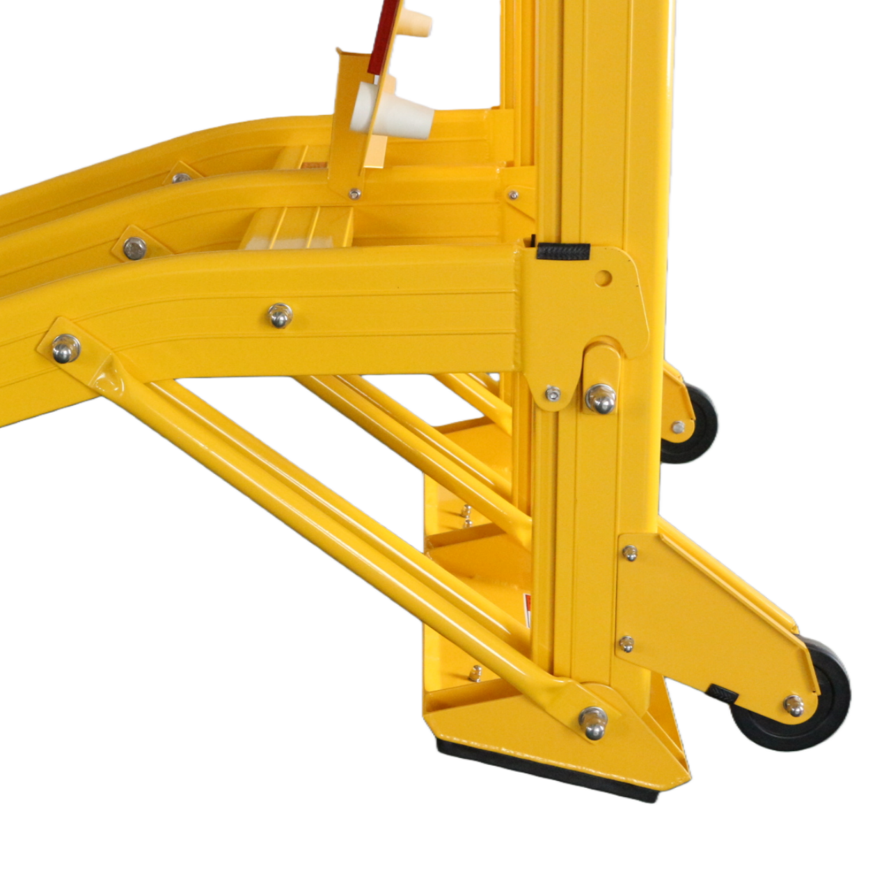 Foldable Lightweight Vehicle Interceptor with One-Person Deployment for Construction Safety Mobile Barrier