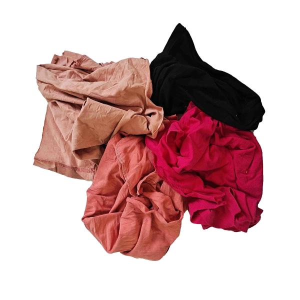 a auto limpeza 20kg/Bag coloriu a camisa Rags de T