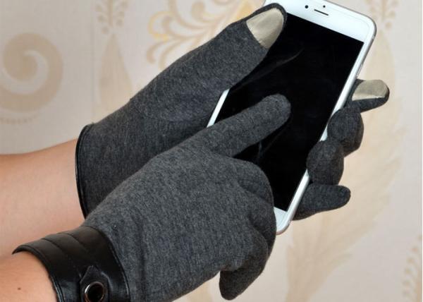 Luvas amigáveis do telefone macio super morno, luvas Texting do inverno com toque esperto 
