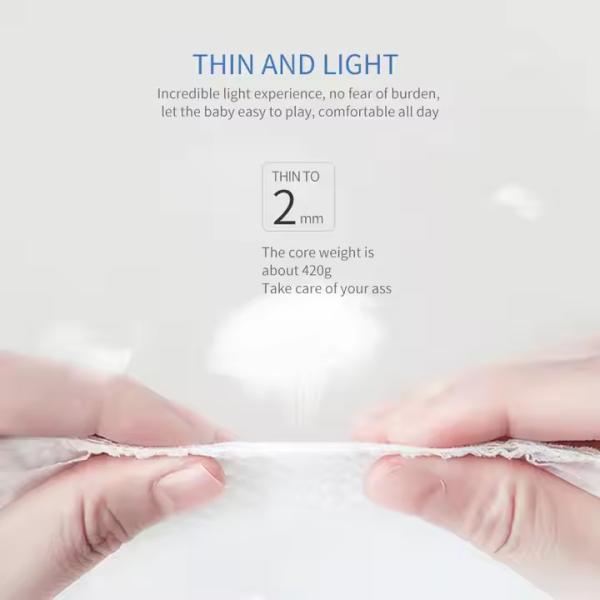 Free Sample Disposable Baby Tape Diapers Soft Magic Tape Diapers 3D Leak Guard  Baby Diapers