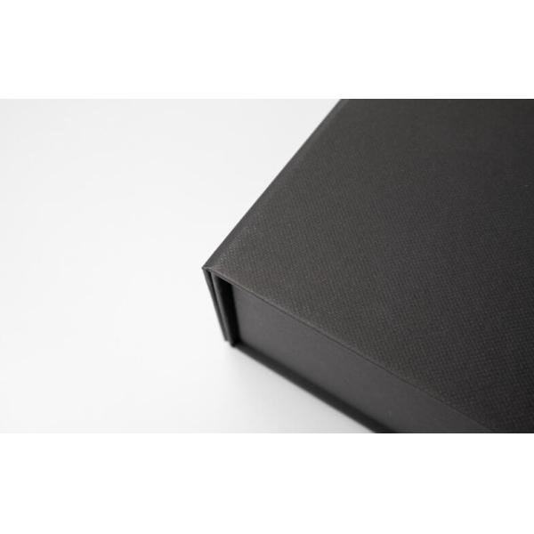 Black Holiday Gift Box With Lid Recycled Cardboard Porcelain Wine Gift Box Bow Ribbon