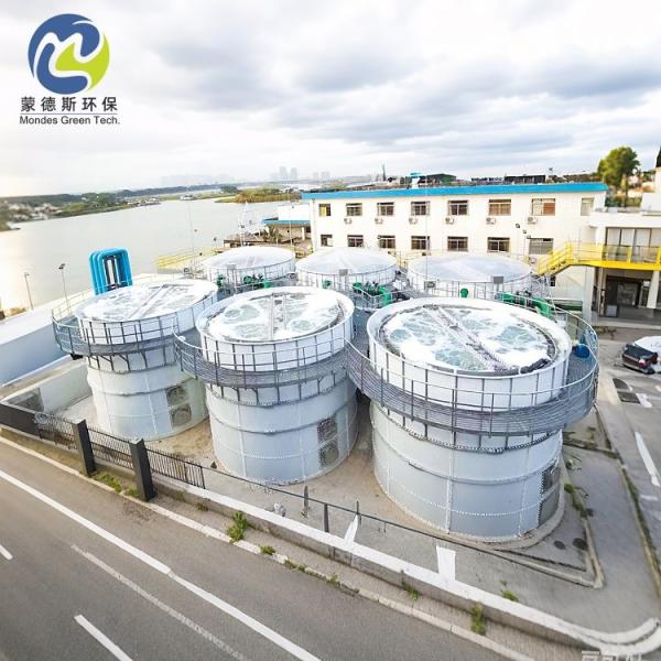3mm~18mm Panel Thick Glass Lined Bolted Steel Tanks for Industrial Wastewater Storage