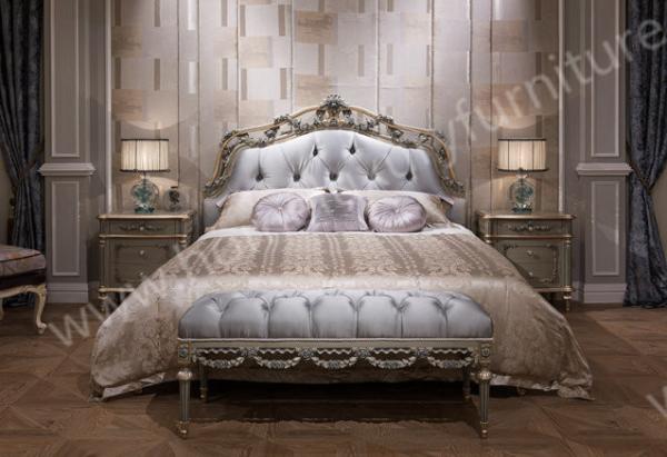 New Arrival Hand Carved French Style Master Room King Bed FB-133