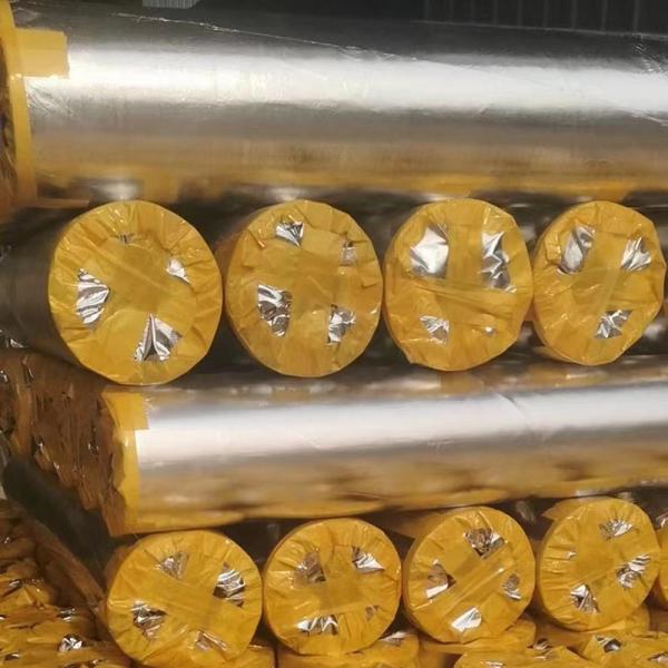 Твиль Простая ткань из алюминиевой фольги Стекловолоконная ткань И Стеклянная пряжа