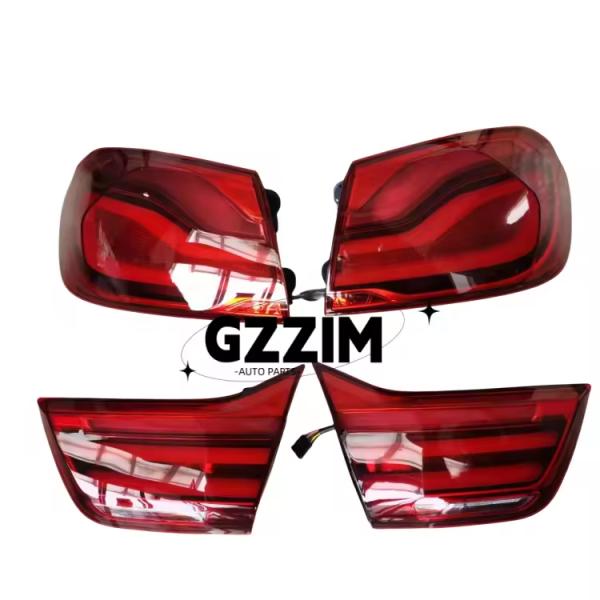 BMW 5-й серии 2010-2017 Модернизация на 2023 Старый на новый корпус Комплекты внутренних деталей Черный / Белый / Красный