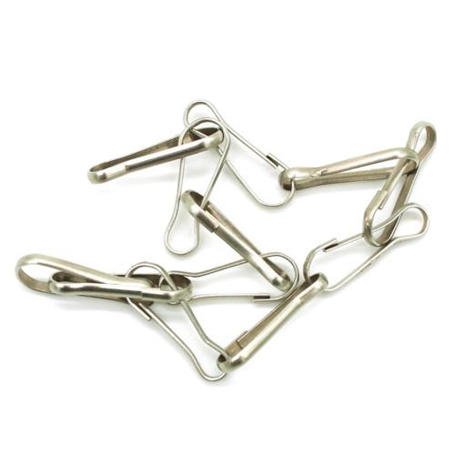 Stainless Steel Rope Hardware Accessories J Hanging Hook For Lanyard Fitting