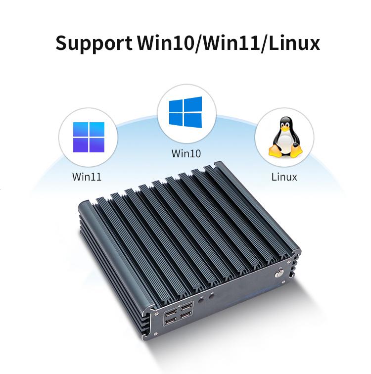 IBOX-3226 Quad Core Refresh без вентилятора Промышленный мини-PC CE CCC FCC Класс A RoHS 2.64KG