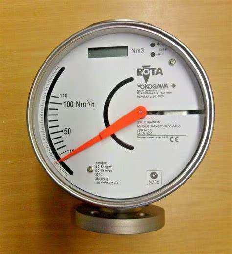 Yokogawa Flange Connection 4-20mA Rotameter Flow Meter RAMC