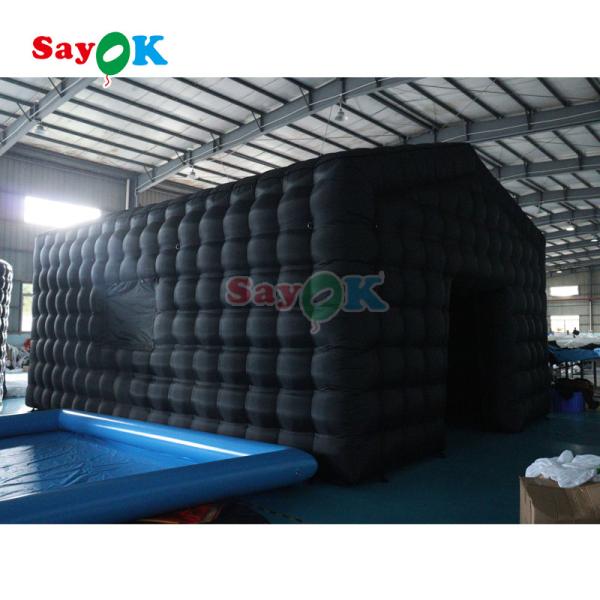 Iluminação de discoteca LED portátil Tenda de clube noturno móvel Inflável Cubo Tenda de festa inflável Clube noturno para alugar