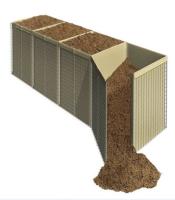 Barrière défensive militaire de trou carré de 4mm galvanisée plongée à chaud
