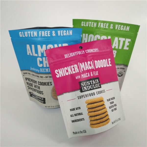 Plastic Stand Up  Packaging Bags Printed 1 Gallon Food Grade