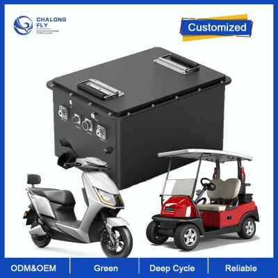 ODM 105AH 120AH 200AH do OEM de Ion Battery do lítio da bateria de lítio LiFePo4 48V 72V 96V para o veículo elétrico/carrinhos de golfe/barcos