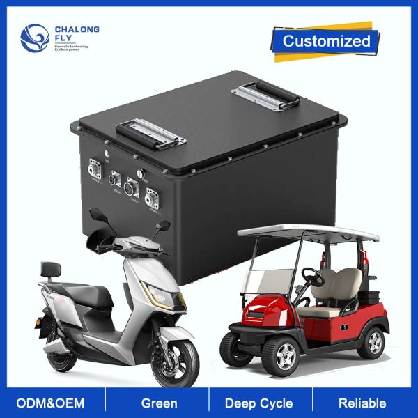 ODM 105AH 120AH 200AH do OEM de Ion Battery do lítio da bateria de lítio LiFePo4 48V 72V 96V para o veículo elétrico/carrinhos de golfe/barcos