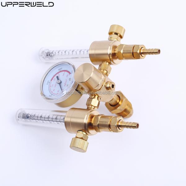 Customized OBM Support Dual Stage Argon CO2 Flowmeter Gas Pressure Regulator for Tig Mig Welder