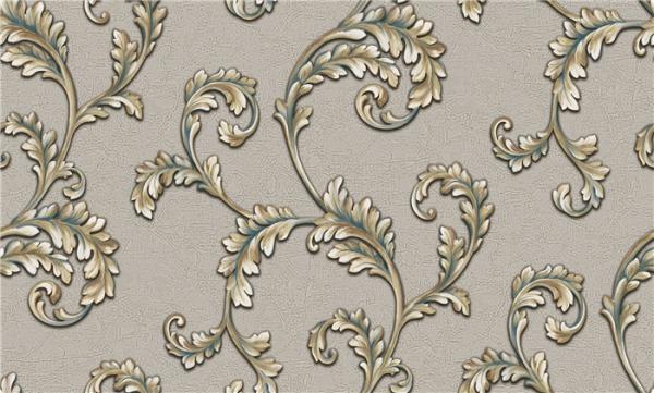 High End 1.06 Meter Wallpaper Damask Designs , Vintage Style Wallpaper