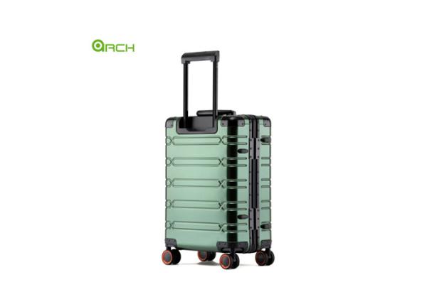 24 Aluminium Travel Hard Sided Luggage with Double Spinner Wheels