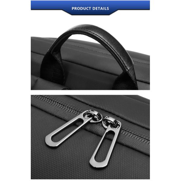 Fermeture à fermeture à glissière sac à dos d'affaires imperméable à l'eau