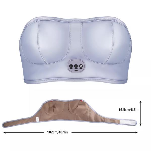 Far Infrared Electric Heated Clothes Bra ODM For Vibration Massage