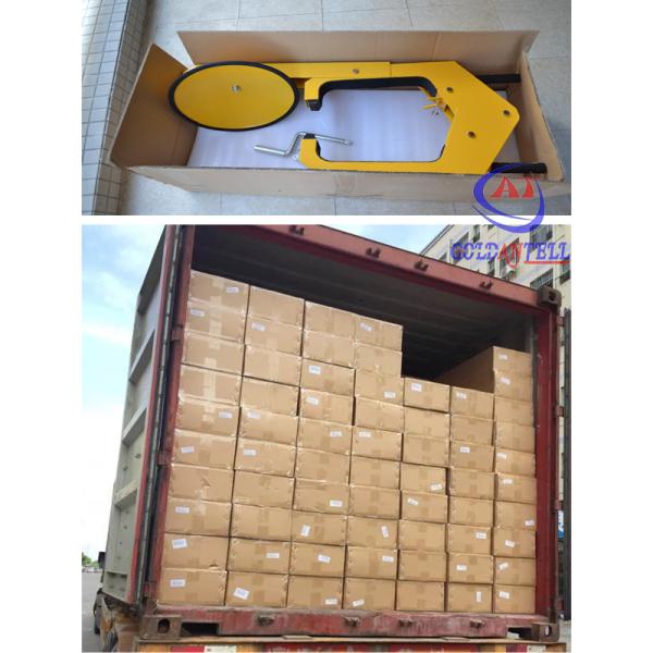 Anti static Truck steering wheel clamp lock with anti prizing and anti theft function