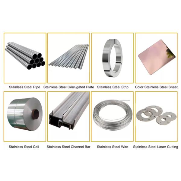 Hot Rolled Stainless Steel Metal Sheet 200 Series 300 Series 400 Series No.4 8K