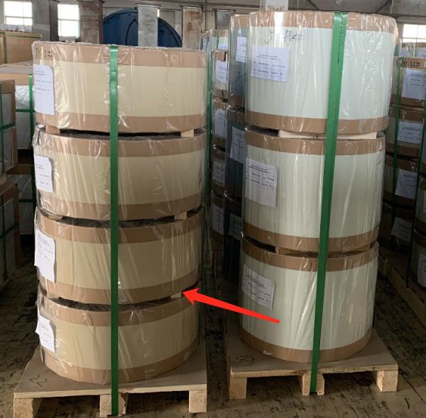 Alloy3105 0.30*185mm Anti-scratch PE Paint Pre-painted Aluminum Strip For Rolling Shutter Door Curtain Making Purpose