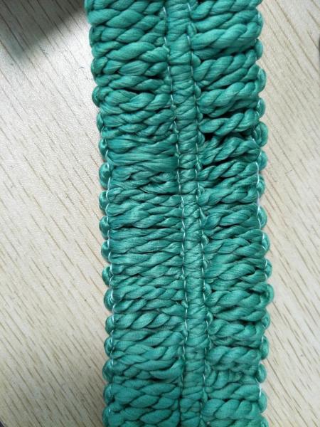 Green 16*95cm Tassels For Laundry Hotel Microfiber Wet Mop Pads