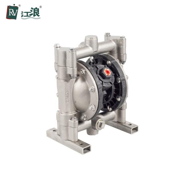 3/4 Pneumatic Diaphragm Pump For Acid Solvents Aodd Pump Capacity 15 Gpm