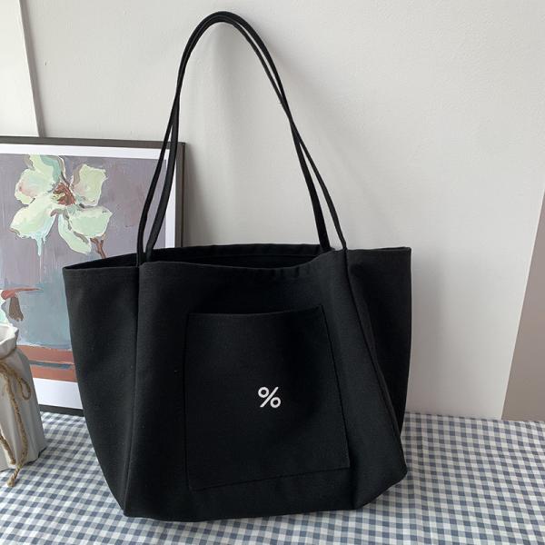 Customized Color Eco Canvas Tote Bag for Women Large Capacity and OEM/ODM Acceptable
