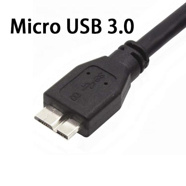 High Speed 5gbps Data Charging USB 3.0 Micro B Cable for SDD HDD Hard Disk