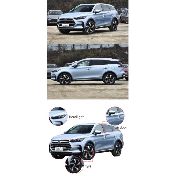 Авто BYD Подержанные автомобили 7 мест Мощные гибридные внедорожники Электрические автомобили