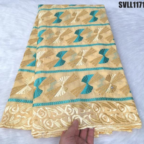 The newest handcut swiss voile lace high quality 100% cotton embroidered lace cotton fabric for women dressing